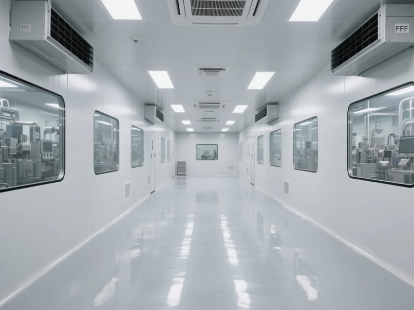 合肥電子光伏廠房?jī)艋b修工程分享